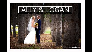 Ally amp Logan wedding in Dickinson ND By pricelessstudiocom [upl. by Dessma442]