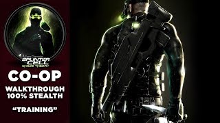 Splinter Cell Chaos Theory COOP Walkthrough  100 Stealth  Part 1 quotTrainingquot  CenterStrain01 [upl. by Nimra]