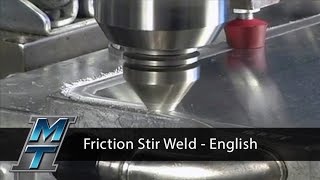 Friction Stir Welding Demonstration  English [upl. by Allak593]