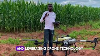 Fall Armyworm FAW control with DJI Agras Drone Integrated Aerial Precision Services [upl. by Negriv118]