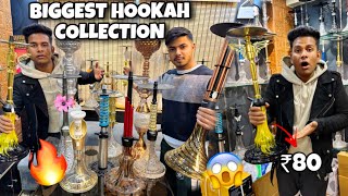 1 Lakh Ka Hookah Shopping 😱🔥 Cheapest Hookah in Delhi Hookah FlavoursChillumCoil  Shisha Store [upl. by Arocahs]