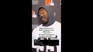 Garrett calls out Watt 👀 shorts [upl. by Engelhart902]