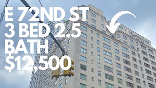 New York City Apartments E 72st amp 3rd Ave 3 bed 25 bath 12500 [upl. by Deacon696]