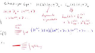 Degenerate Perturbation Theory  1 [upl. by Erusaert]