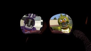 GMOD FNaF 2 running withered Bonnie and Chica [upl. by Airdnala]