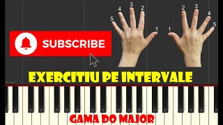 🎹 Exercitiu intervale Do major [upl. by Mani575]