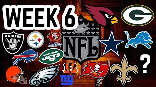 FULL NFL WEEK 6 Picks and Predictions 2024 [upl. by Dedie]