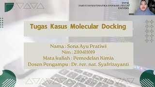 Molecular Docking Protein PARP dan Ligan Talazoparib [upl. by Tallu618]