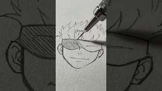 How to draw Gojo shorts shortvideo youtubeshorts viralvideo [upl. by Selle]