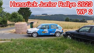 Hunsrück Junior Rallye 2023  WP2 [upl. by Ardnazxela]