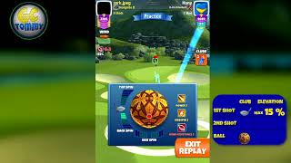 Hole 4  Par 3 Drumore Links  3rd Tee  GUIDETUTORIAL Golf Clash tips [upl. by Moshell]