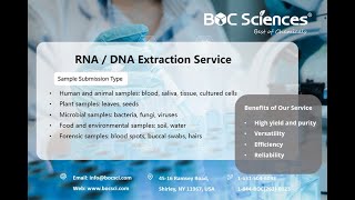 DNA Extraction Explained  DNA Isolation  DNA Extraction Steps  RNA Extraction  BOC Sciences [upl. by Kcirddet]