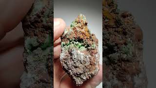 Conichalcite crystals on Limonite Ojuela Mine Durango Mexico [upl. by Walworth]