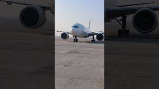 aviation arrival aerologic flight boing777 video working [upl. by Panther]