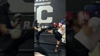 ELMIRA MAMEDOVA UĞUR KICKBOXING SPARRİNG [upl. by Lyrac106]