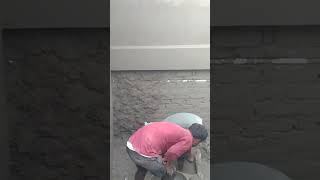 Brick Wall Plaster construction house shortvideo manoj kumar 🏨🪜🧱💯👍 [upl. by Howenstein]