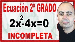 💥Cómo Resolver Una ECUACIÓN De SEGUNDO Grado INCOMPLETA Por Factorización💥 [upl. by Yentyrb]