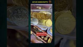 Brass Lakshmi Kubera Coins  Kubera Pooja Items  Pooja Coins  Adyar Handicrafts  Thiruvanmiyur [upl. by Feune]