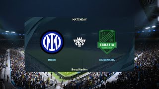 Inter Milan vs KS Egnatia 13082023 Club Friendlies PES 2021 [upl. by Reve]