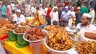 Chawkbazar  The Ancient amp Famous Ramadan Iftar Market in Dhaka  Bangladeshi Street Food [upl. by Nyrhtakyram]