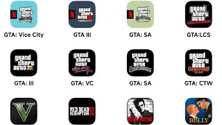 GTA Vice City The Definitive EditionGTA IIIGTA San AndreasGTA Liberty City StoriesChinatown Wars [upl. by Trey]