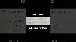 NEET Important Question  NEET 2025  shorts motivation neet2025 neetmotivation jeemains [upl. by Armelda]