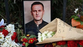 NAVALNY FUNERAL LIVE  Surrounded By Police AntiPutin Chants [upl. by Ennaej]