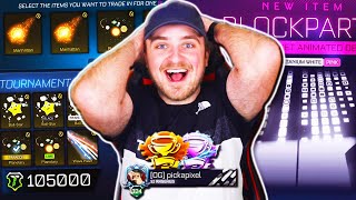 WE DID IT AGAIN TOURNAMENT HIGHLIGHTS amp INSANE REWARD OPENING IN ROCKET LEAGUE [upl. by Enamrahs]