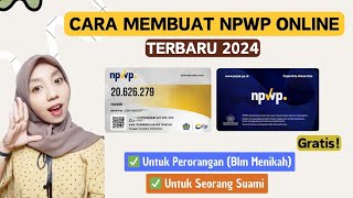 CARA MEMBUAT NPWP ONLINE LEWAT HP GRATIS TERBARU 2024  UNTUK FACEBOOK PRO SHOPEE AFFILIATE [upl. by Bravin]