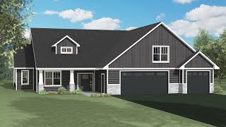 Custom Ranch – Wausau Homes Duluth MN – Robbins Residence [upl. by Obe]