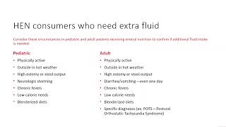 Fueling your engine with enteral nutrition Making wise choices around hydration and feeding [upl. by Hartfield787]