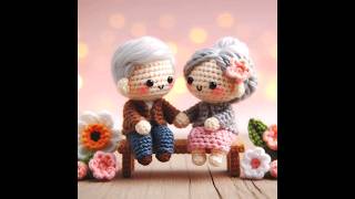 노부부 인형♡an old couple doll♡ 인공지능 코바늘 노부부 인형 노부부인형 코바늘인형 ai craft craft couple doll [upl. by Sollows]