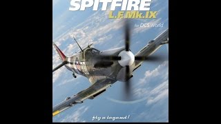 DCS Spitfire LF Mk IX  Taxi Takeoff and Landing  Producer Note Tutorial [upl. by Pepillo]