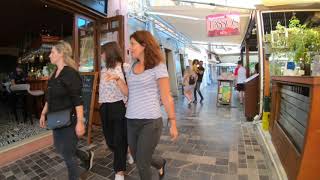 Rethymno Crete Greece  Seafront  Bars  Shops  Restaurants  HD Walking Tour [upl. by Tterag871]