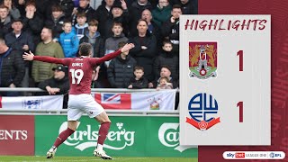 HIGHLIGHTS Northampton Town 1 Bolton Wanderers 1 [upl. by Modestia]