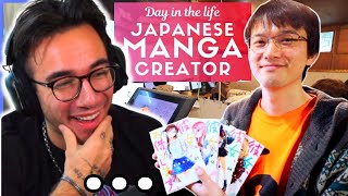 Day in the Life of a Japanese Manga Creator REACTION [upl. by Romulus]