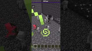 100 skeletons VS 1 wither ⚔️ minecraft battle mobs [upl. by Ahc969]