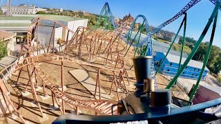 Family Coaster SMOOTH Roller Coaster 4K POV  Land of Legends Turkey No Copyright [upl. by Anoyi]