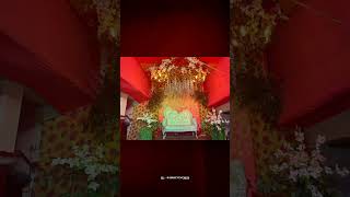 Stage mandap wedding weddingdecoration youtubeshorts ytshort youtube viralvideo [upl. by Llecrup19]