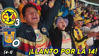 ¡AMÉR1C4 CAMPEÓN Reacciones AMERICA 30 TIGRES FINAL VUELTA desde el ESTADIO AZTECA [upl. by Gwendolin]