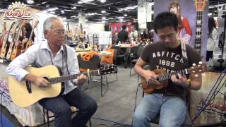 Shut Down Bruce PukanaLa Ukulele at NAMM Show 2014 [upl. by Lyon803]