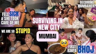 Im becoming a MUMBAIKER NOW  hosted first kanya Bhoj meeting POPULAR creators fell SICK AGAIN 💔 [upl. by Aramat]