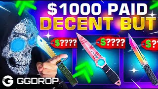 GGDROP 1000 HUGE BATTLE PAY LIKE CRAZY   GGDROP PROMO CODE 2024  GGDROP CASE OPENING 2024 [upl. by Brannon559]