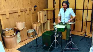 Groove Industries Cajon Drum Kit Song quotSpringquot [upl. by Aehta]