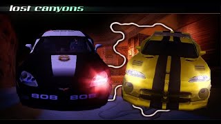 NFSHigh Stakes Lost Canyons Getaway Mode [upl. by Knox]