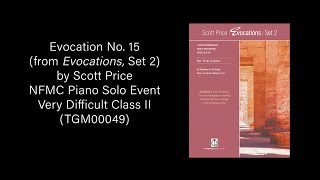 Evocation No 15 in G Major by Scott Price [upl. by Naujd]