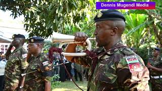 LAST SALUTE FOR FALLEN KDF SOLDIER WARRANT OFFICER II MURITHI MWERERIA [upl. by Nicholl432]