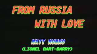 MATT MONRO  3  FROM RUSSIA WITH LOVE [upl. by Dde58]