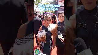 LOVE ISLAND AUSTRALIA MIMI EM KAYLAH loveisland interview musicinterview realitytv [upl. by Esinev272]