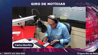 Giro de Notícias com Carlos Bonfim  FM 104 [upl. by Opaline]